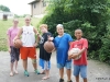 The basketball group poses for a picture
