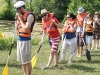 Canoe training for staff
